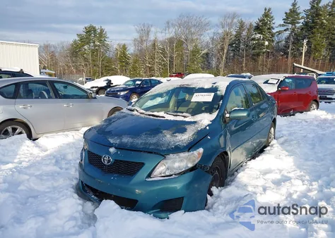 2009 Toyota Corolla Le из США, поврежденный, VIN JTDBL40E59J017418